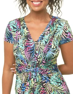 Robe longue imprimée