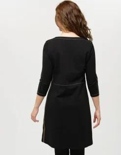 Robe maille noire