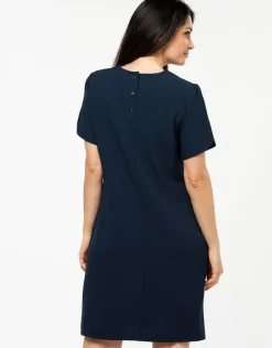 Robe marine droite