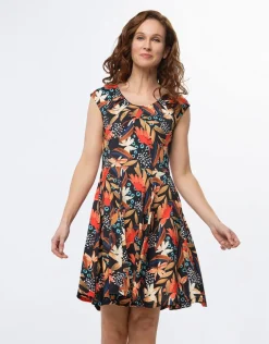 Robe motif fleuri