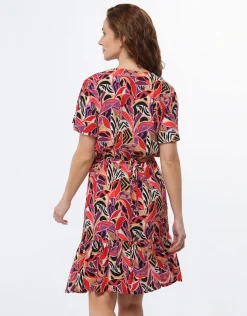 Robe motif rouge