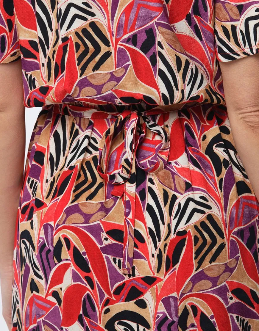 Robe motif rouge