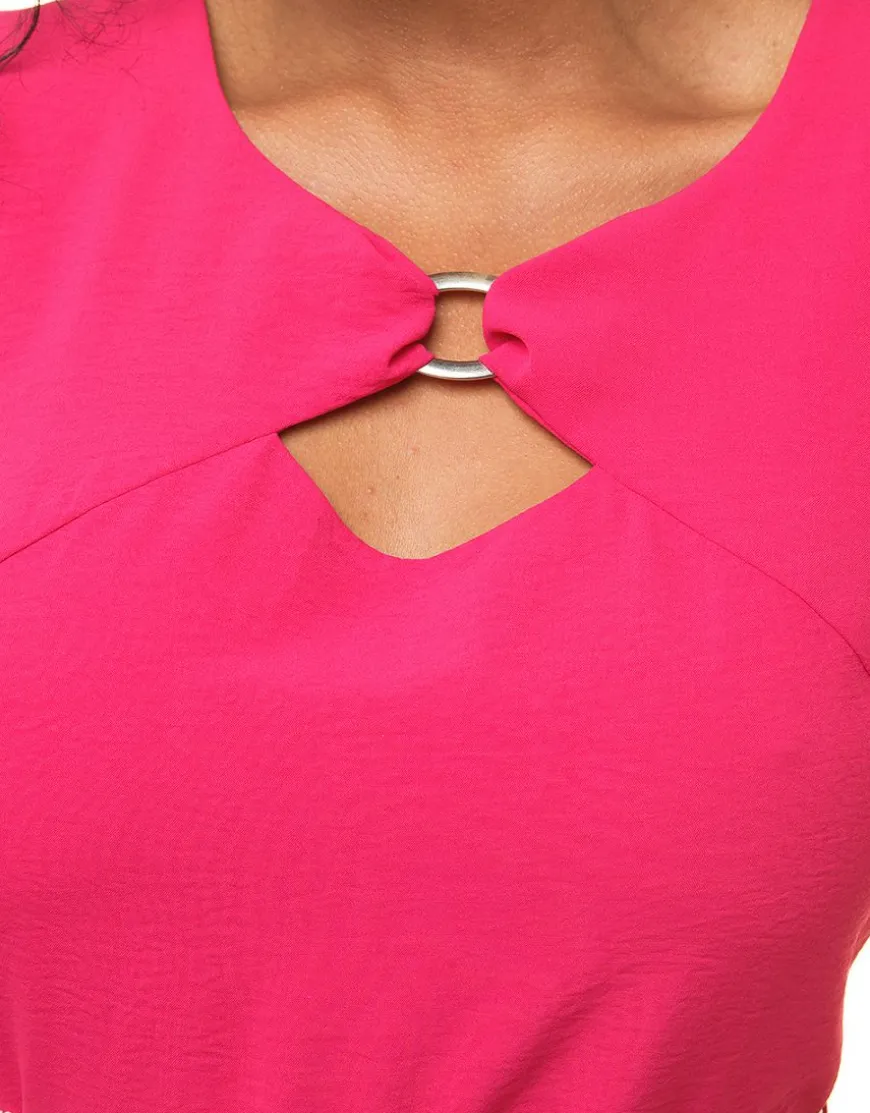 Robe rose fuchsia chic