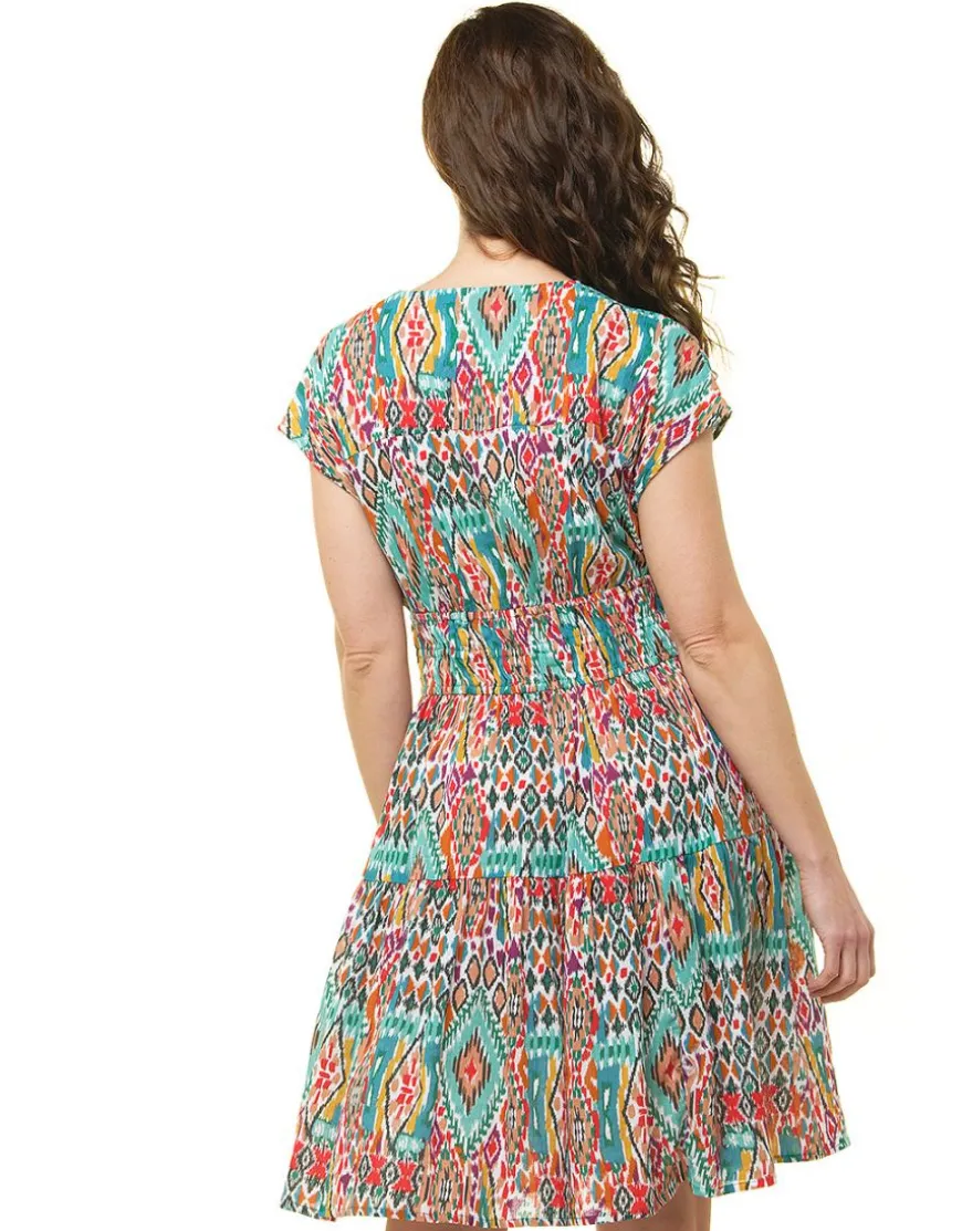 Robe verte 100% coton