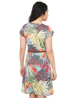 Robe verte en dévoré