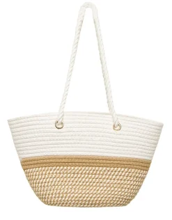 Sac panier écru