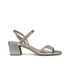 Sandale talon cuir argent GEOX