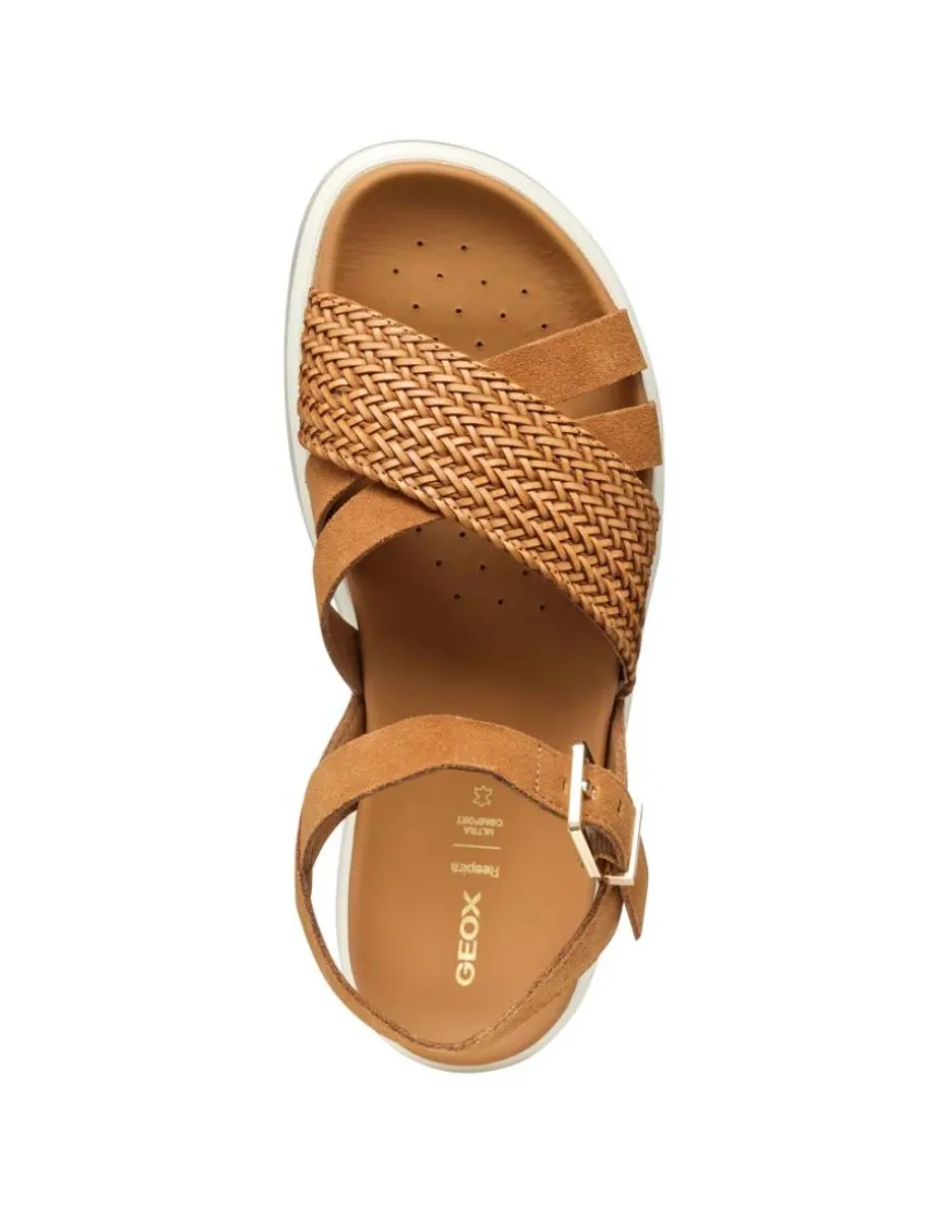 Sandales plateforme camel GEOX
