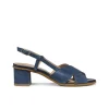 Sandales talon cuir bleu GEOX