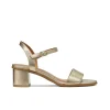 Sandales talon cuir or GEOX