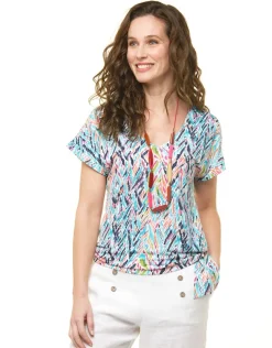 T-shirt bleu turquoise