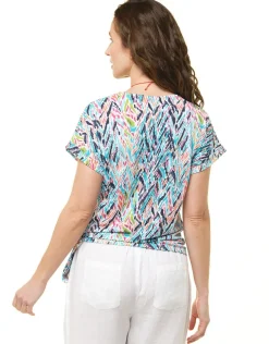 T-shirt bleu turquoise