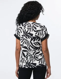 T-shirt chic motif noir