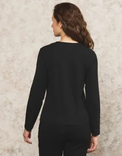 T-shirt noir coton