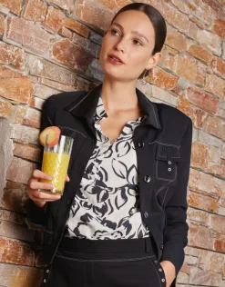Veste chemise noire