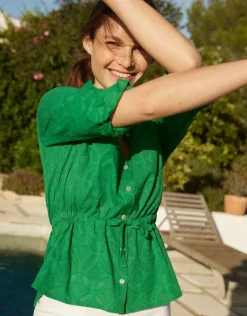 Veste chemise verte