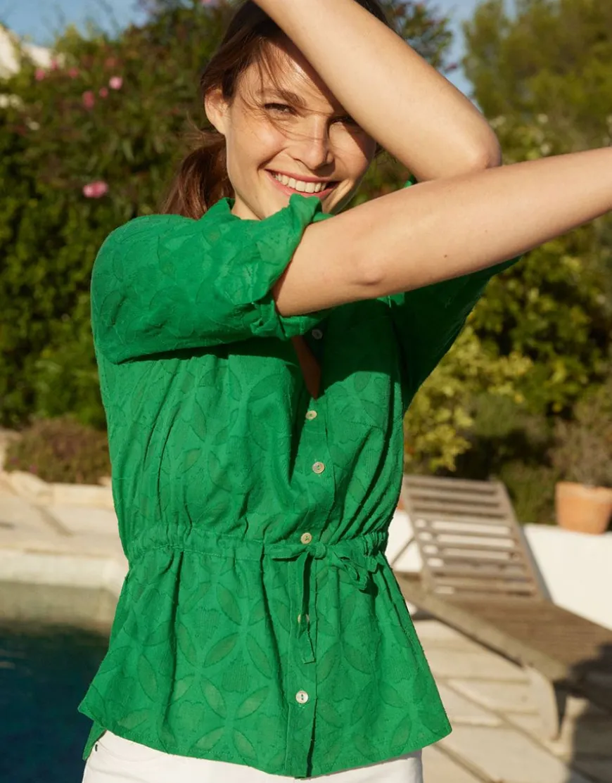 Veste chemise verte