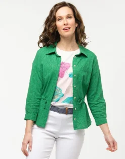 Veste chemise verte