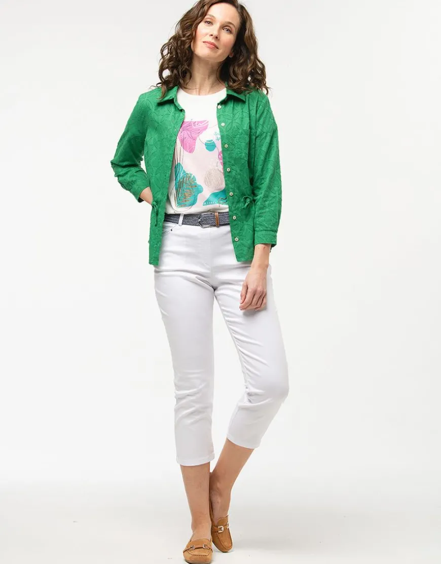 Veste chemise verte