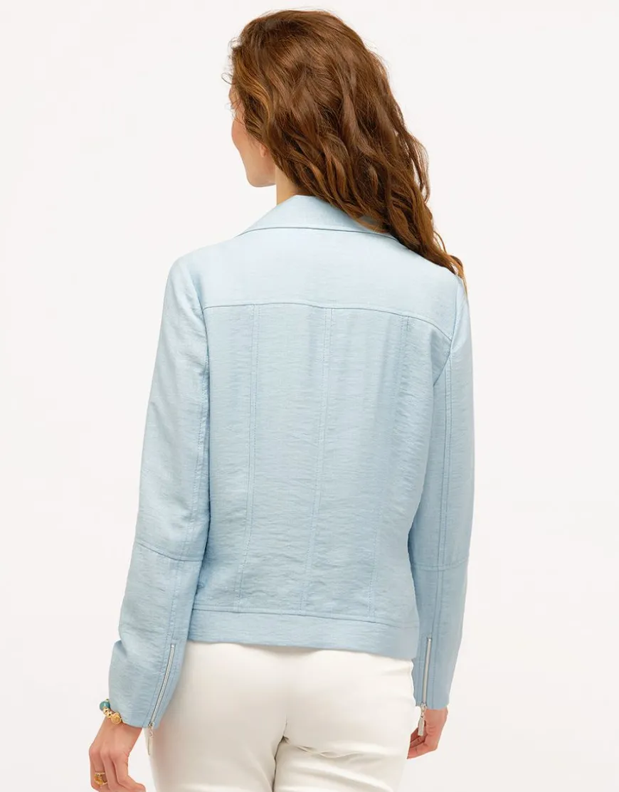 Veste chic bleu ciel