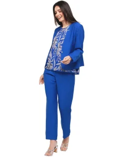Veste chic bleu roi