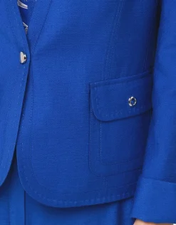 Veste chic bleu roi