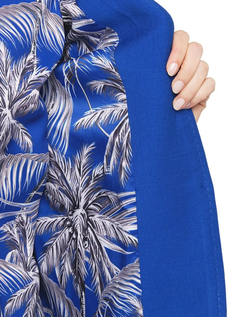 Veste chic bleu roi