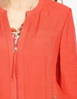 Veste chic rouge légère
