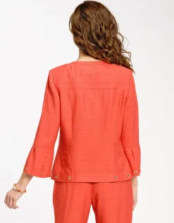 Veste chic rouge légère