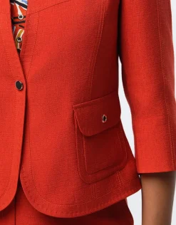 Veste chic terracotta