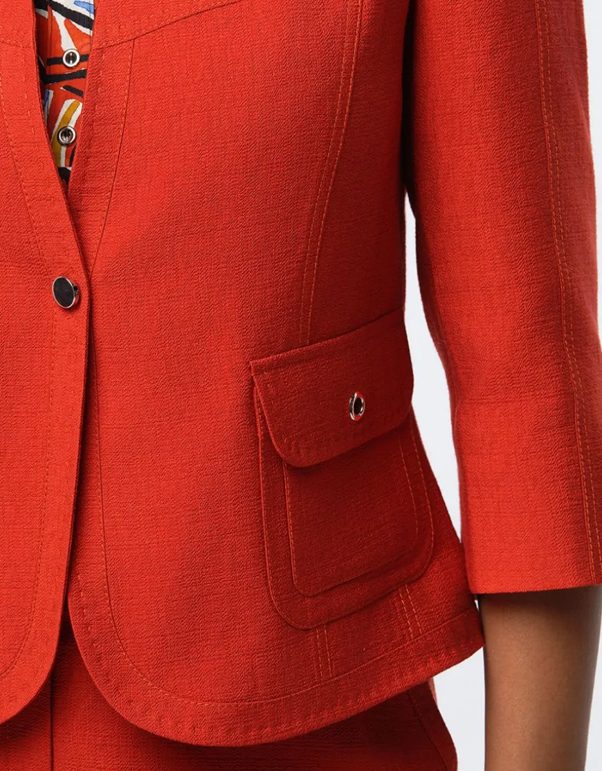 Veste chic terracotta