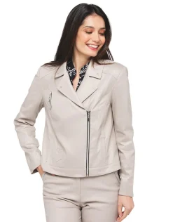 Veste cintrée beige