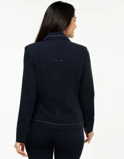 Veste cintrée marine