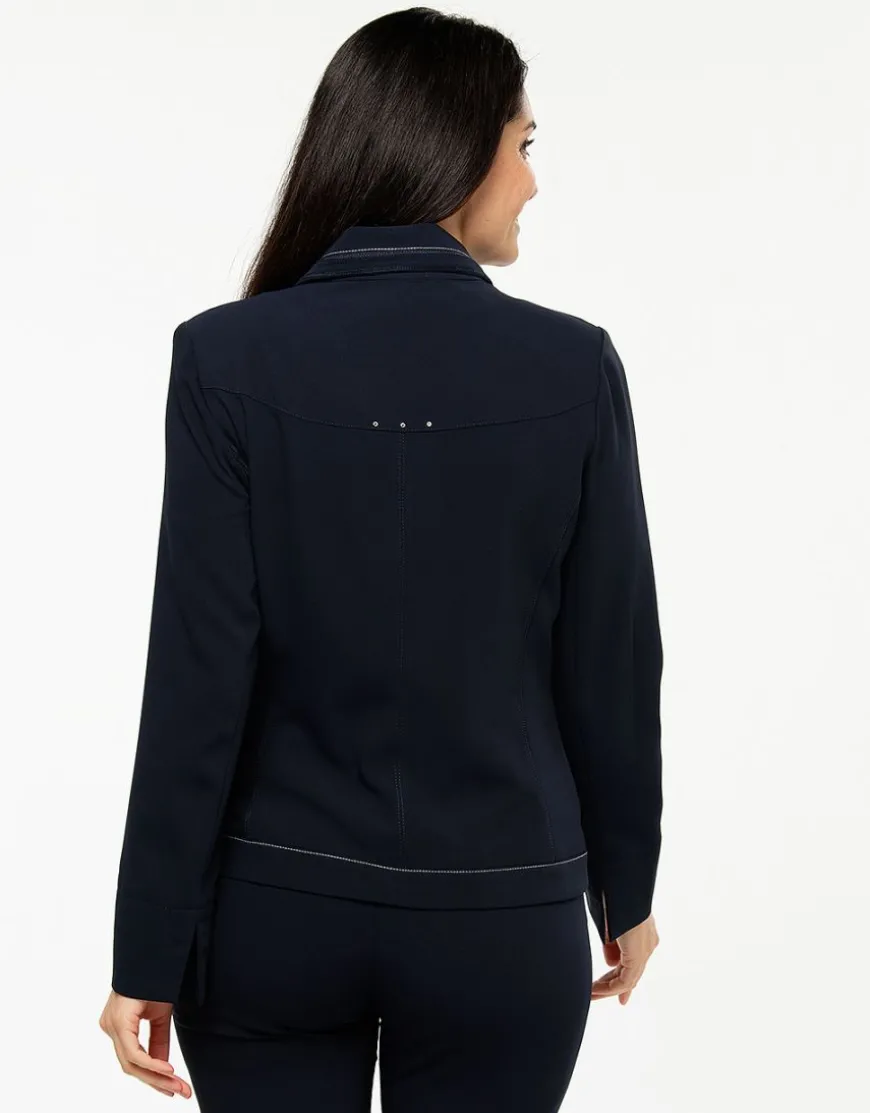 Veste cintrée marine