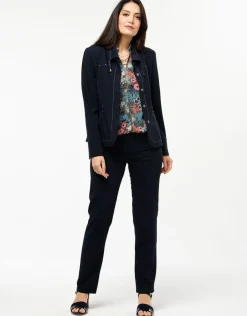 Veste cintrée marine