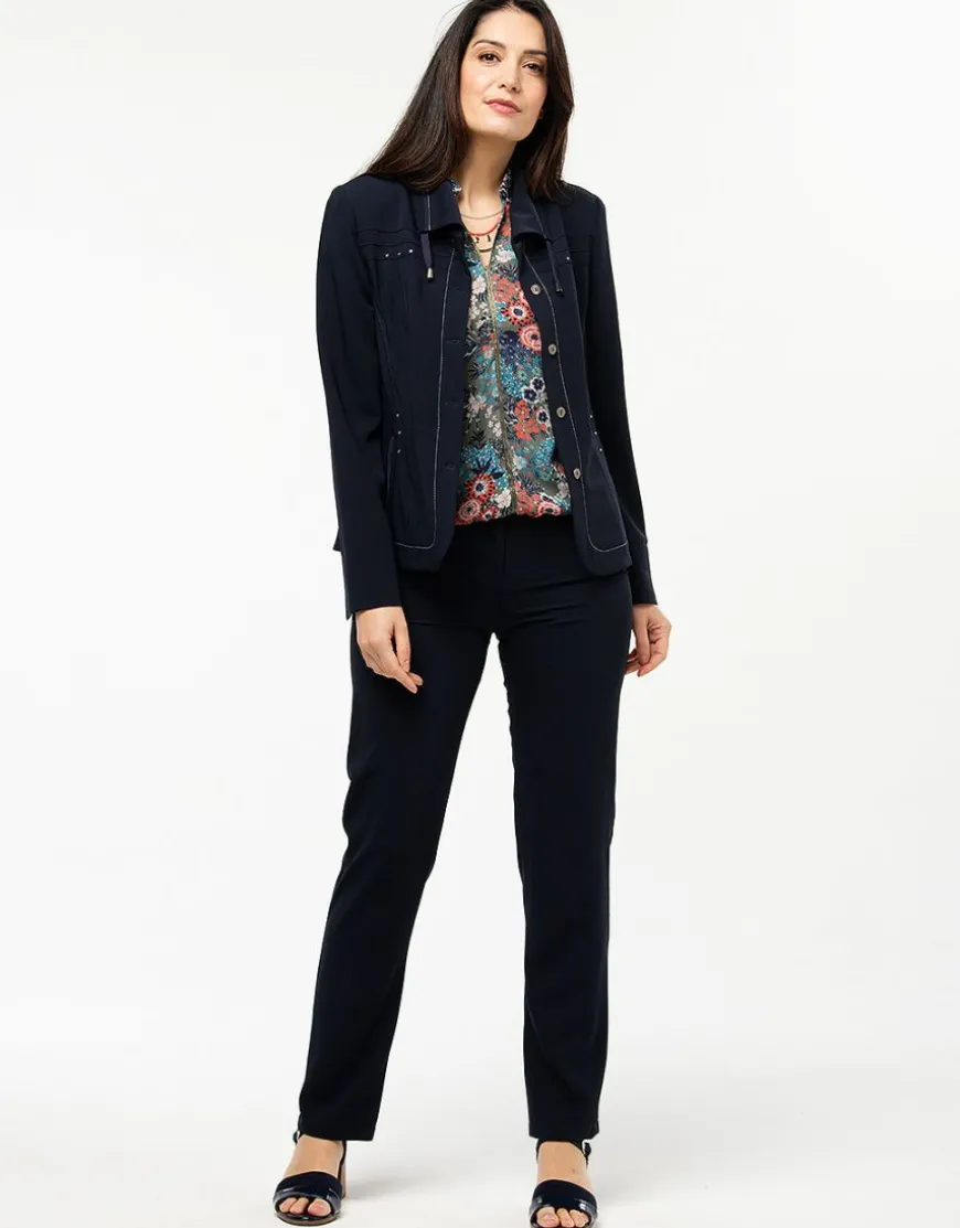 Veste cintrée marine