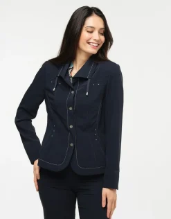 Veste cintrée marine