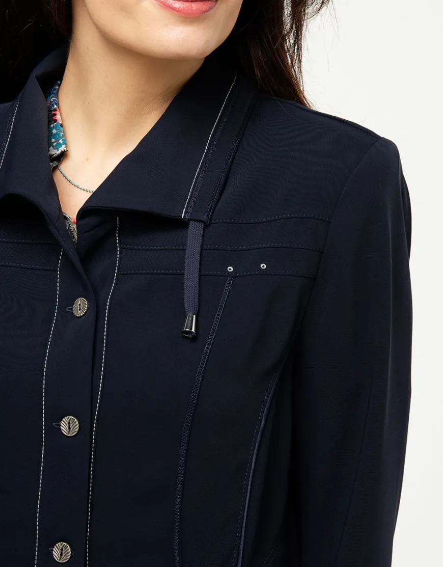 Veste cintrée marine
