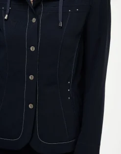 Veste cintrée marine