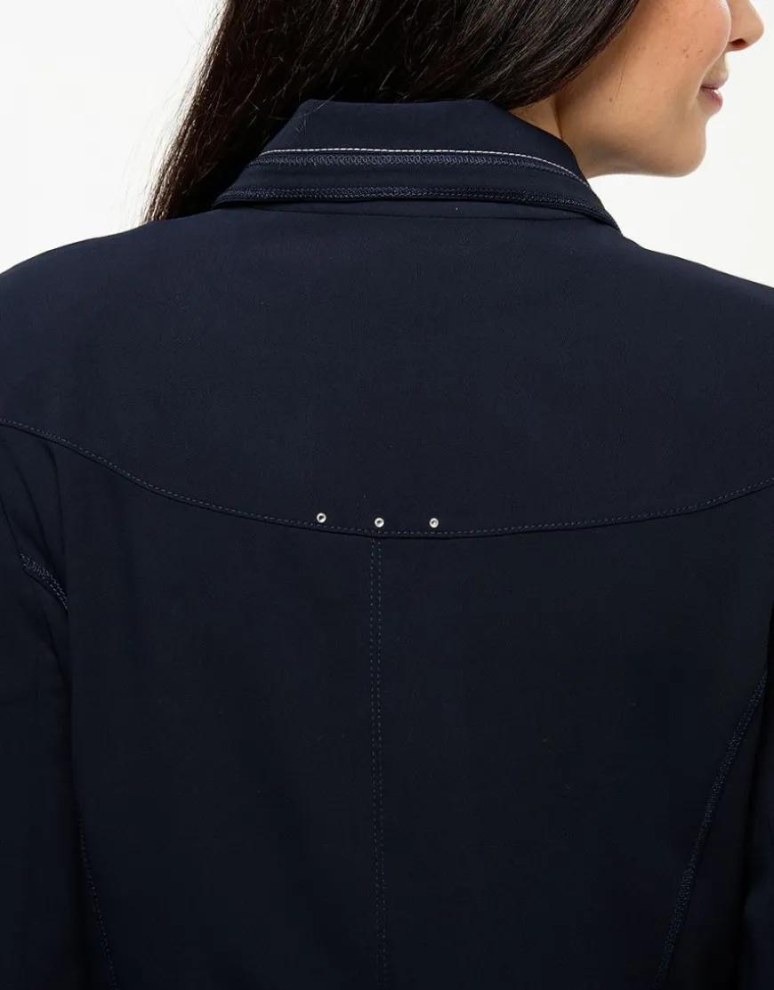 Veste cintrée marine