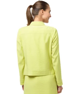 Veste droite vert anis