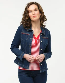 Veste en jean brut coton