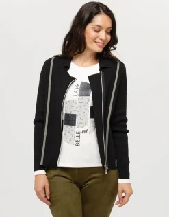 Veste noire zippée