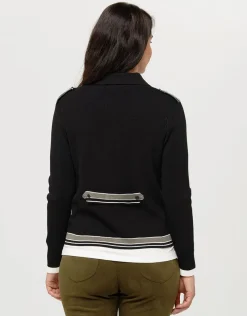 Veste noire zippée