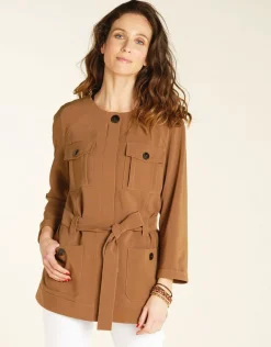 Veste saharienne camel