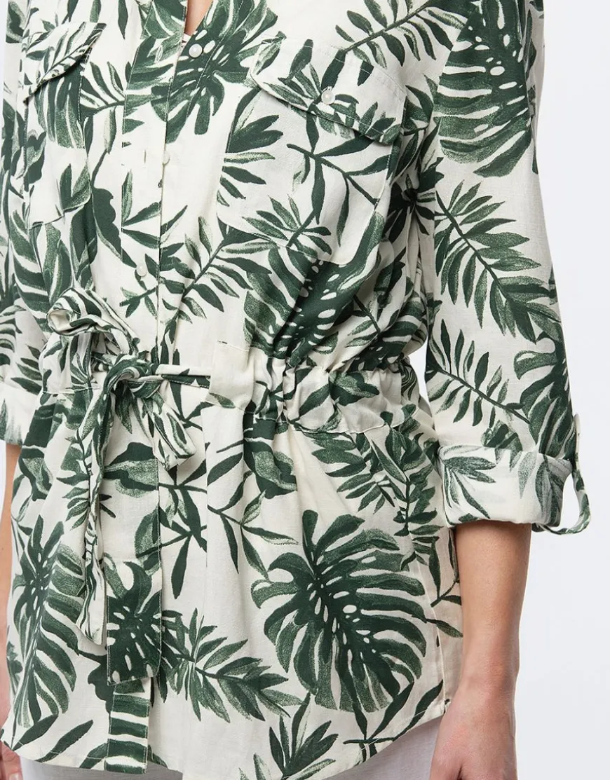 Veste saharienne imprimé