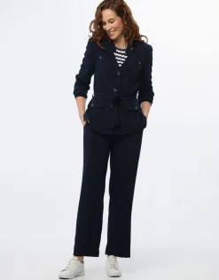 Veste saharienne marine