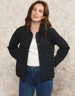 Veste souple bleu