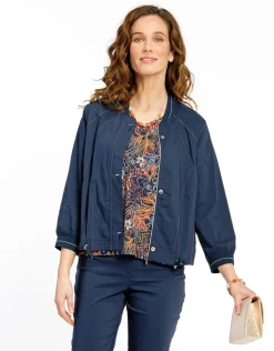 Veste sport chic marine