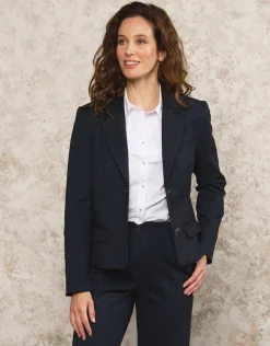 Veste tailleur bleu